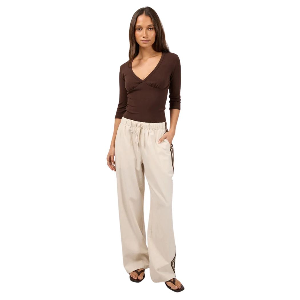 Silent Theory Sloane Trim Pant Natural