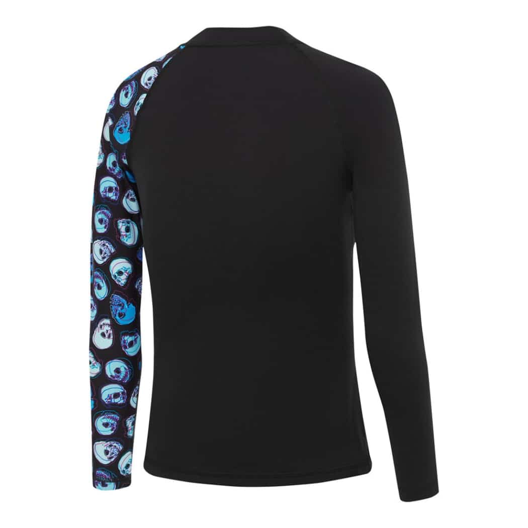 Speedo Boys Skull Rashie Long Sleeve