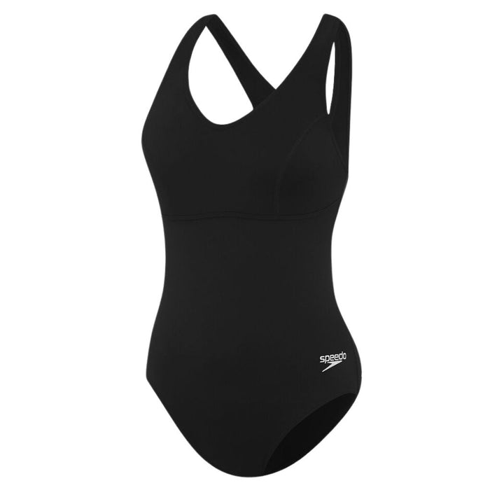 Speedo Contour Clip Back One Piece Black