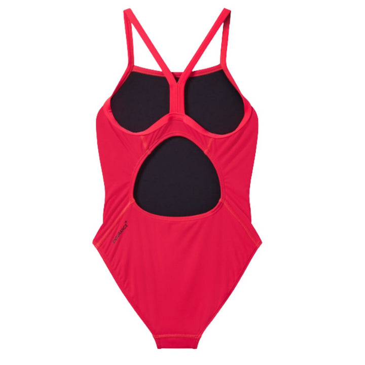 Speedo Girls Endurance+ Logo Thinstrap One Piece Post It Pink