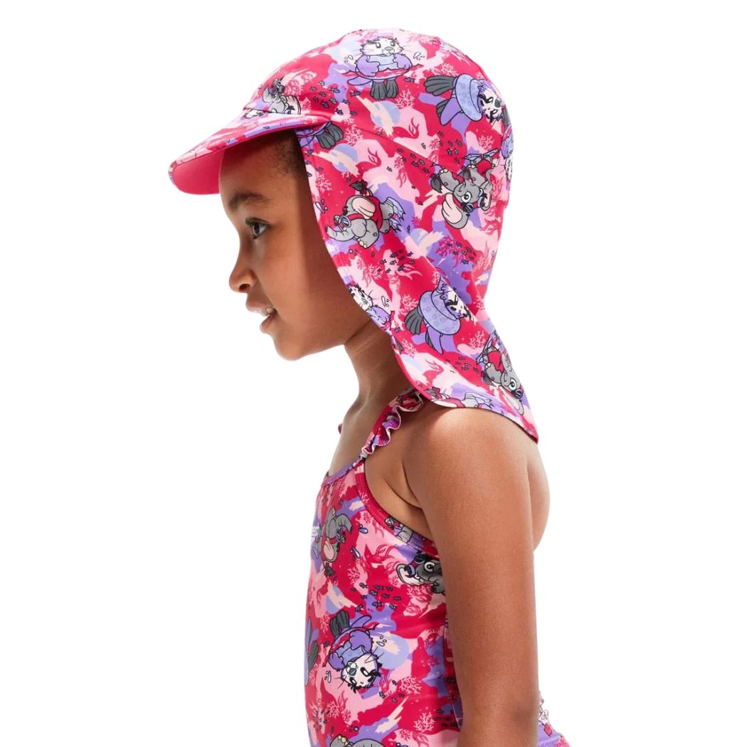 Speedo Girls Sun Hat Pink Taro