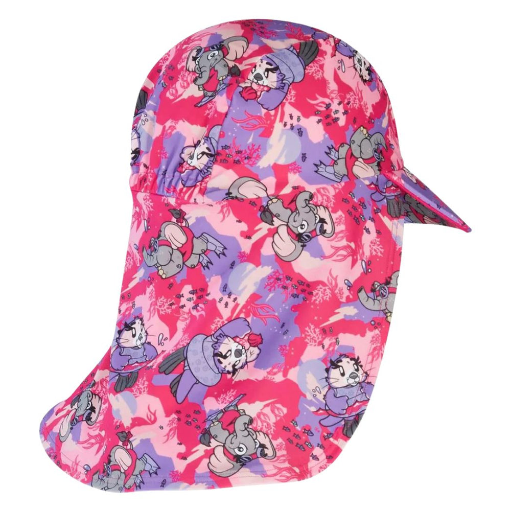 Speedo Girls Sun Hat Pink Taro