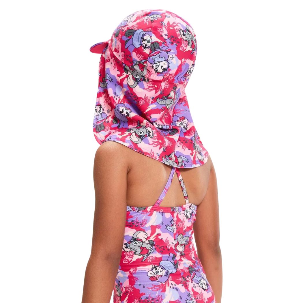Speedo Girls Sun Hat Pink Taro