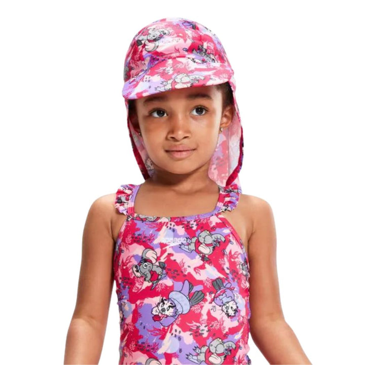 Speedo Girls Sun Hat Pink Taro