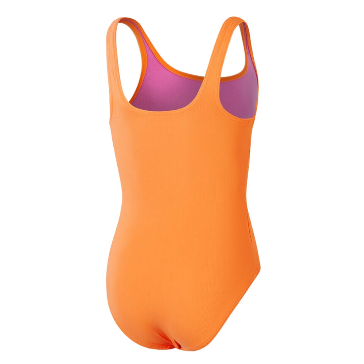 Speedo Girls Textured One Piece Nectarine 