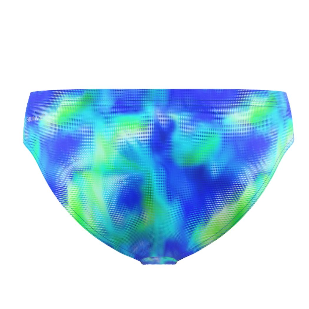 Speedo Mens Print 7cm Brief Black Green