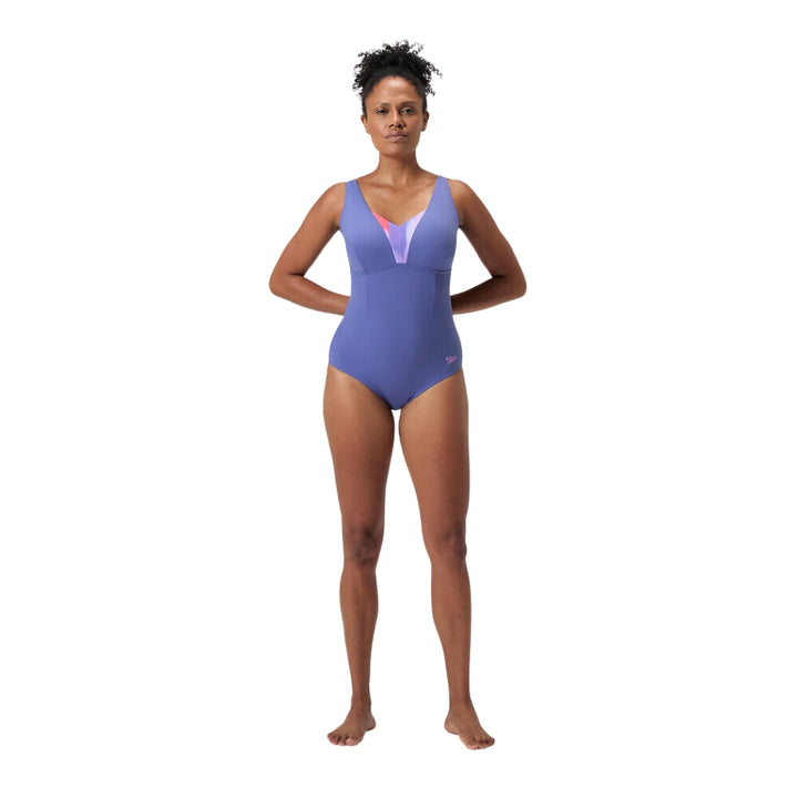 Speedo Womens Shaping One Piece Opusgem DD+ Blue