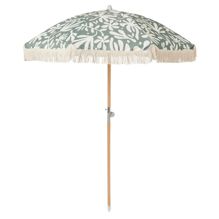 Sunnylife Luxe Beach Umbrella The Vacay Olive 