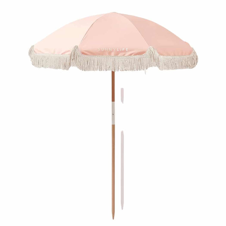 Sunnylife Luxe Umbrella Salmon