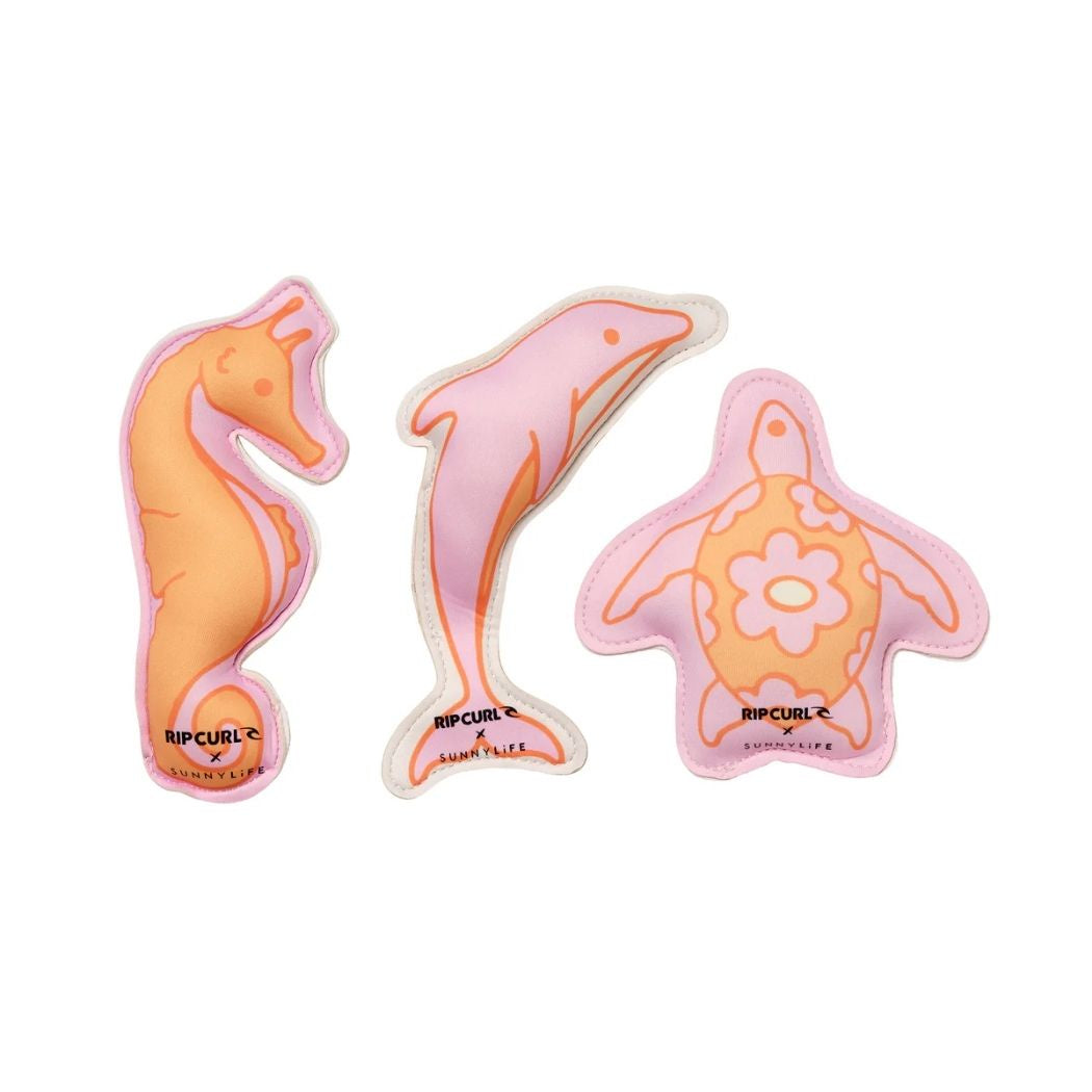 Sunnylife X Rip Curl Dive Buddies Ocean Magic Pink Set of 3