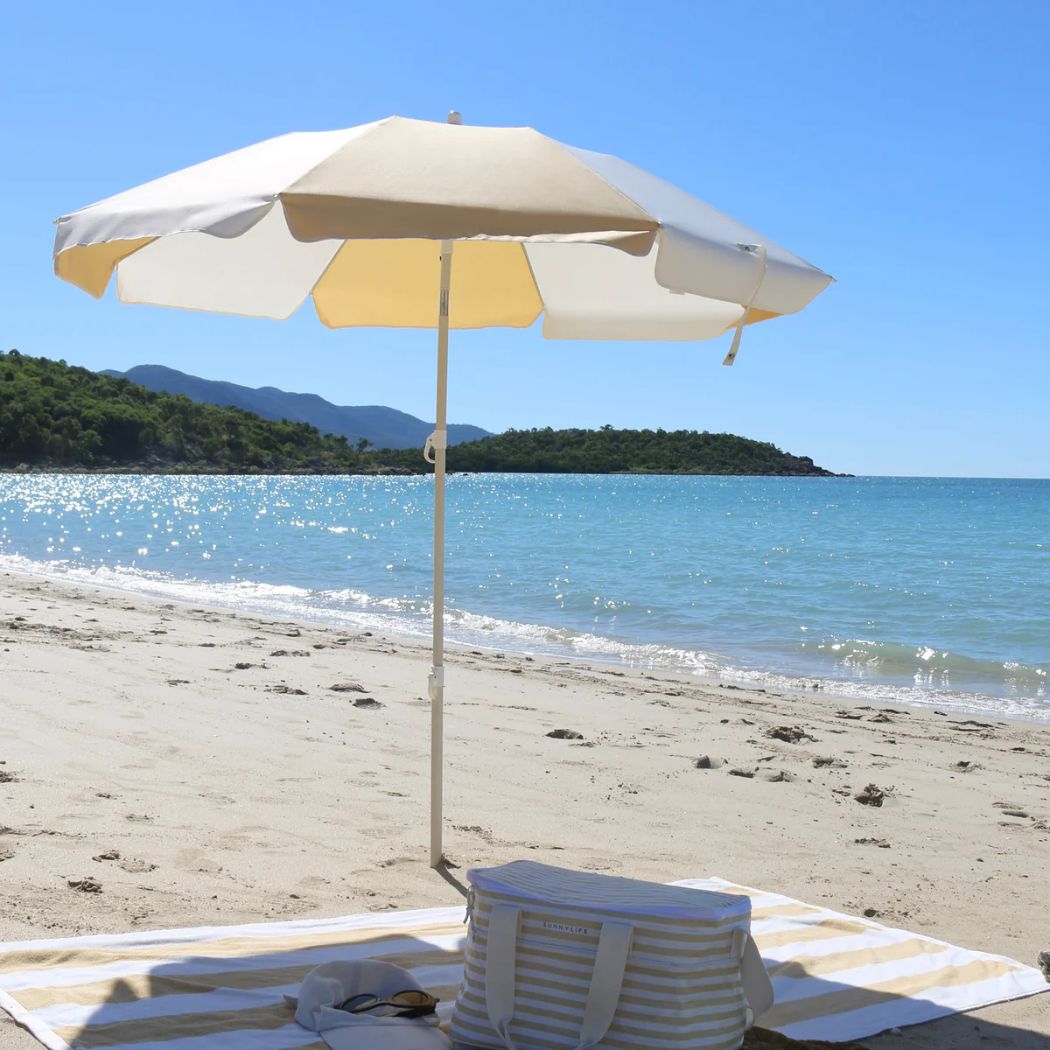 Sunnylife Compact Beach Umbrella Butternut