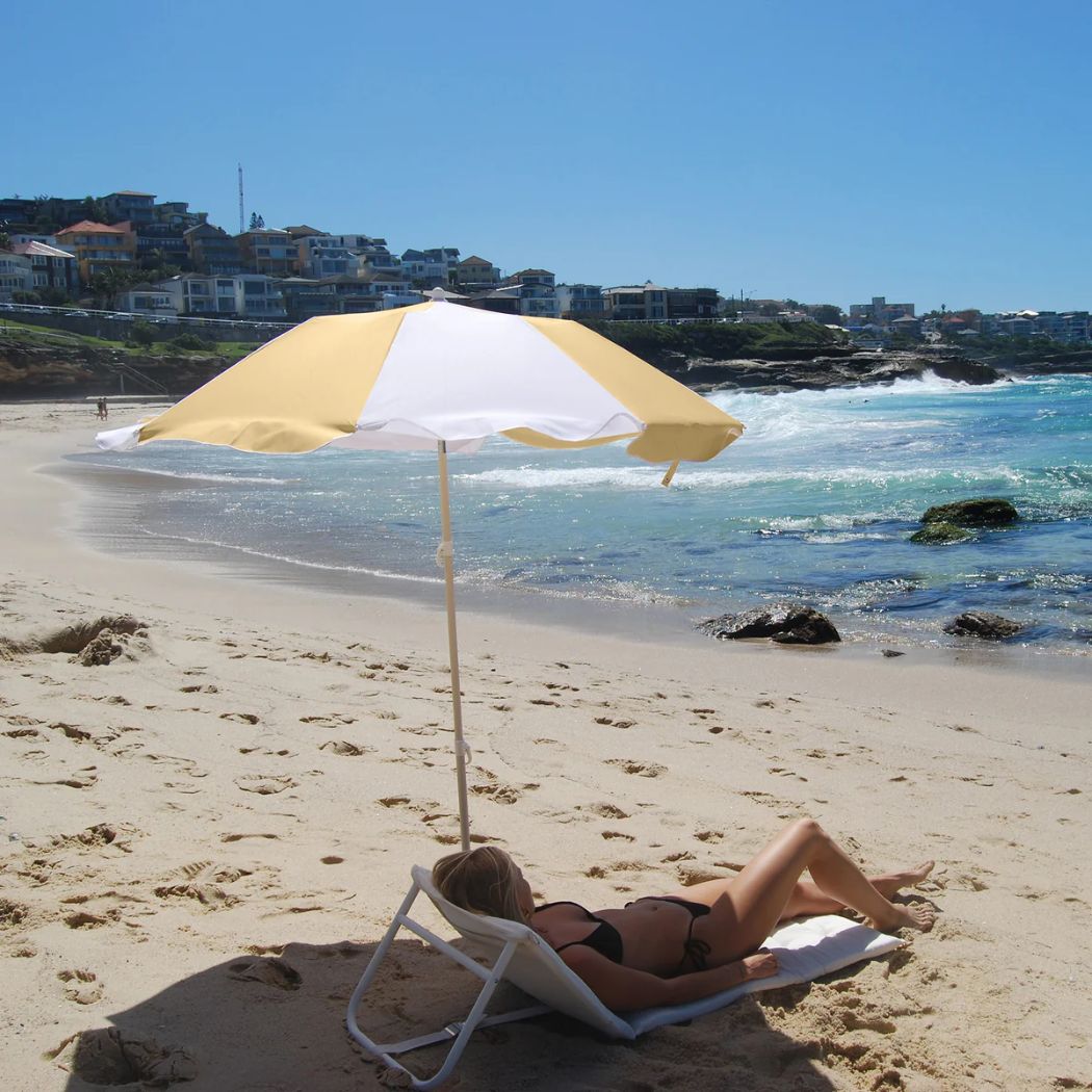 Sunnylife Compact Beach Umbrella Butternut