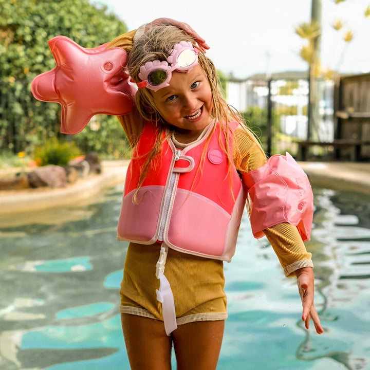 Sunnylife Melody The Mermaid Float Bands Strawberry