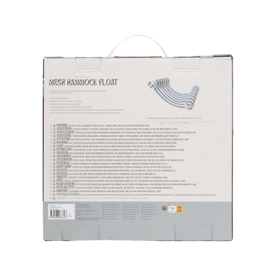 Sunnylife Mesh Hammock Float The Vacay Sage 