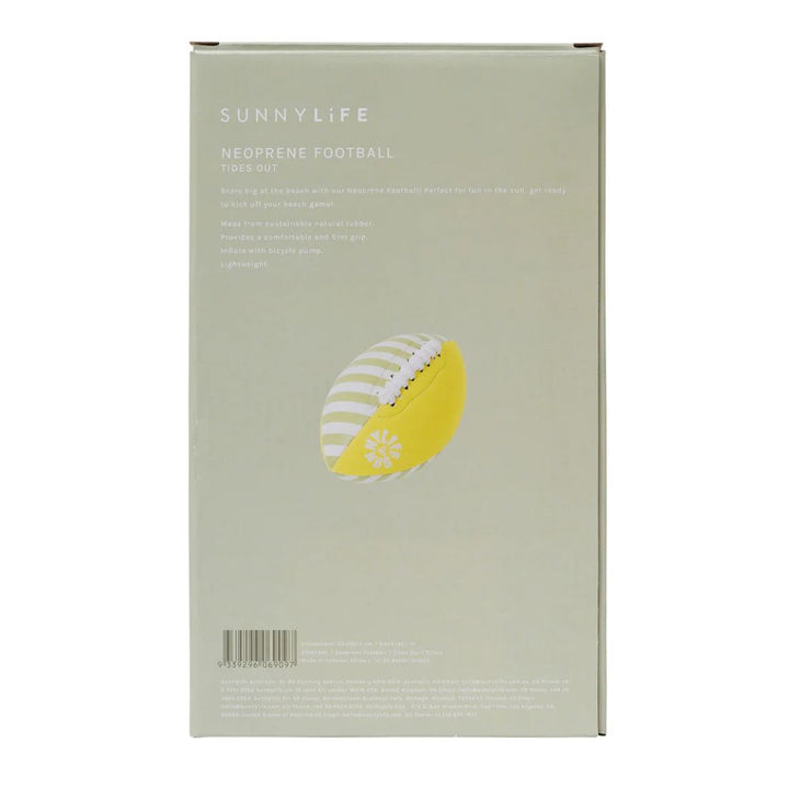 Sunnylife Neoprene Football Tides Out Citrus