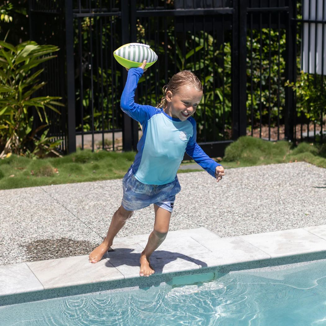 Sunnylife Neoprene Football Tides Out Citrus