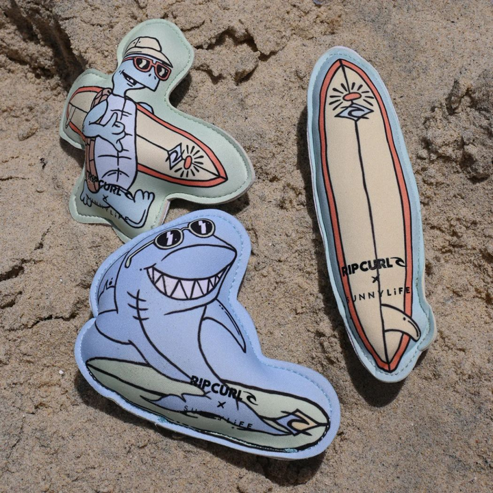 Sunnylife X Rip Curl Dive Buddies Shred Turtle Aqua Set of 3