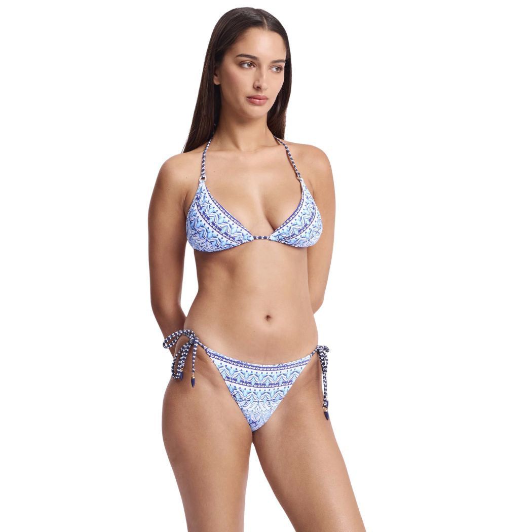 Sunseeker Cowboy Mini Tie Side Pant Blue