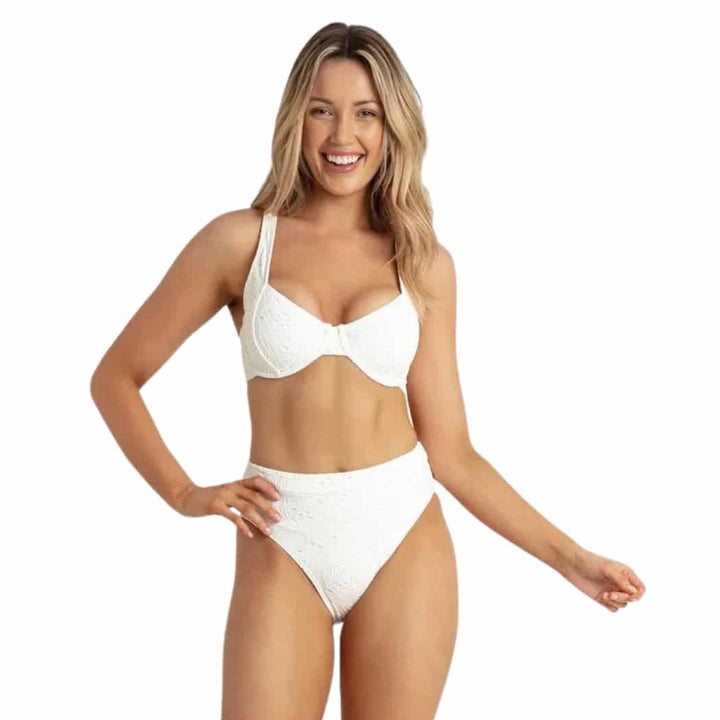 Sunseeker Lavia Panelled D-DD Bra White