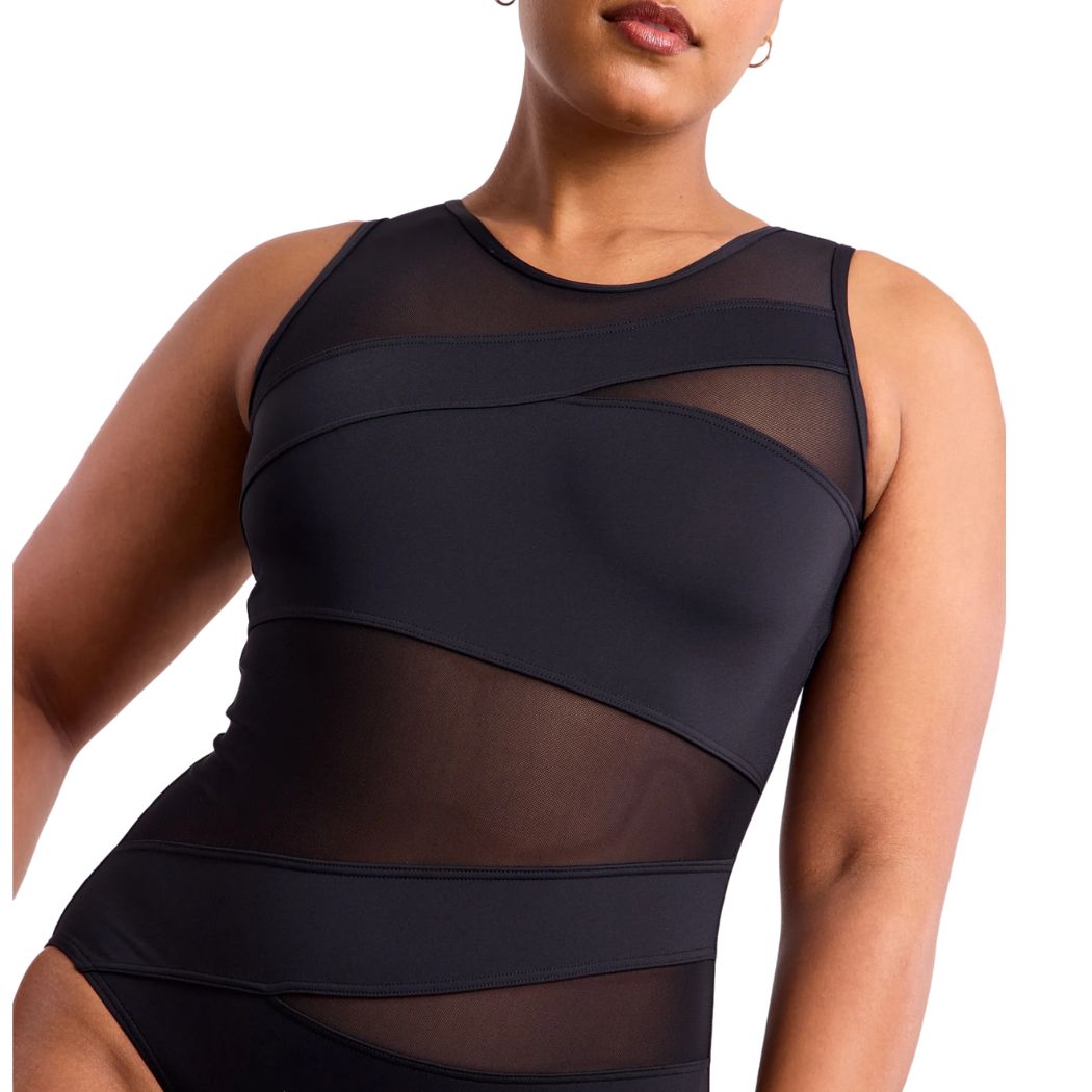 Sunseeker Basix Bow Spliced One Piece Black