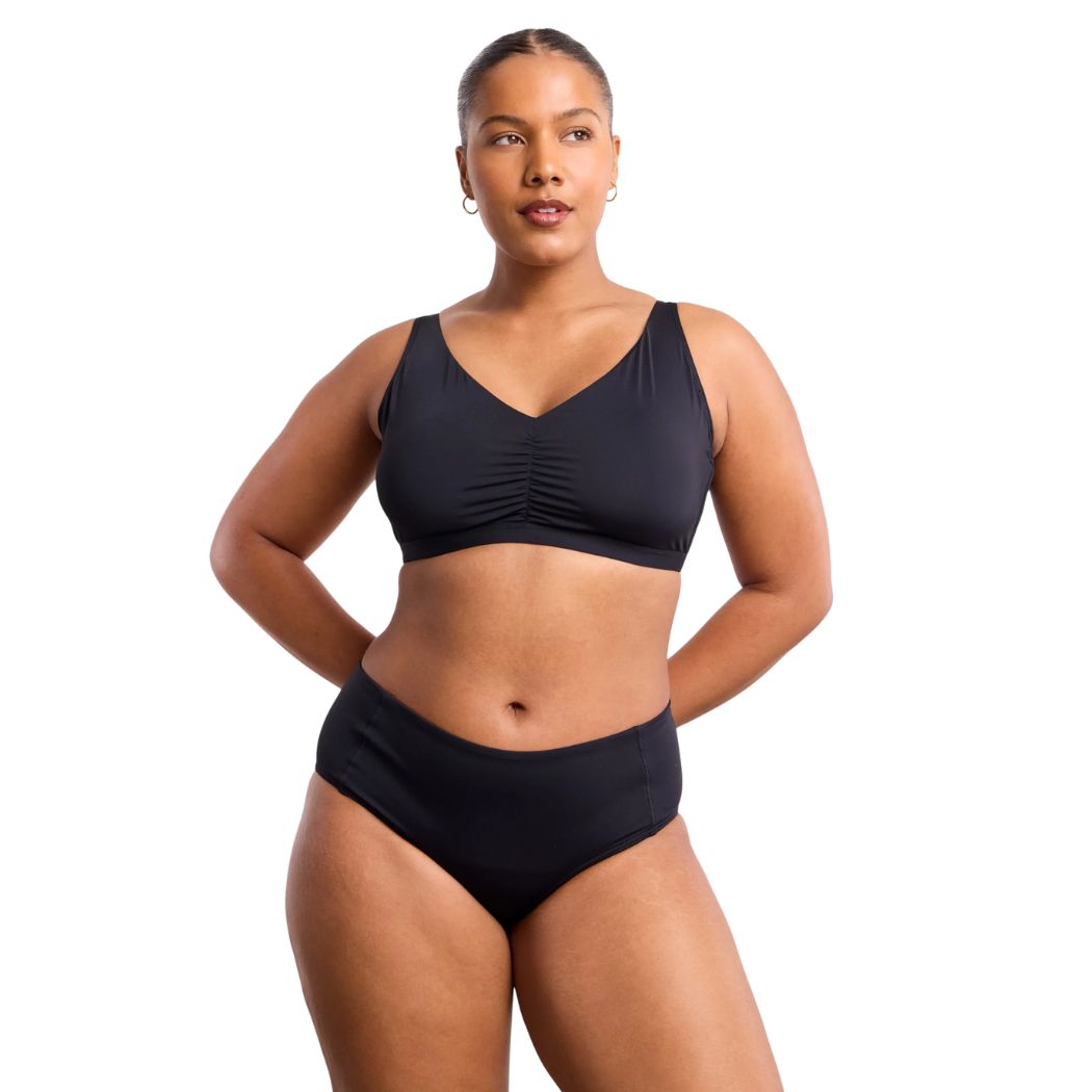 Sunseeker Basix F G Ruched Bra Black