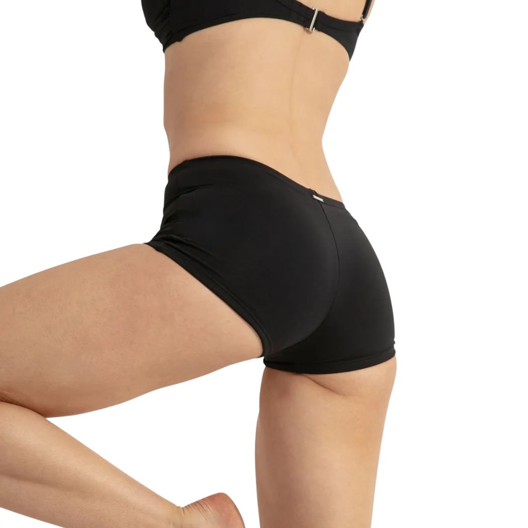 Sunseeker Basix High Waisted Boyleg Pant Black