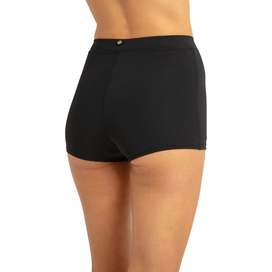 Sunseeker Basix High Waisted Boyleg Pant Black