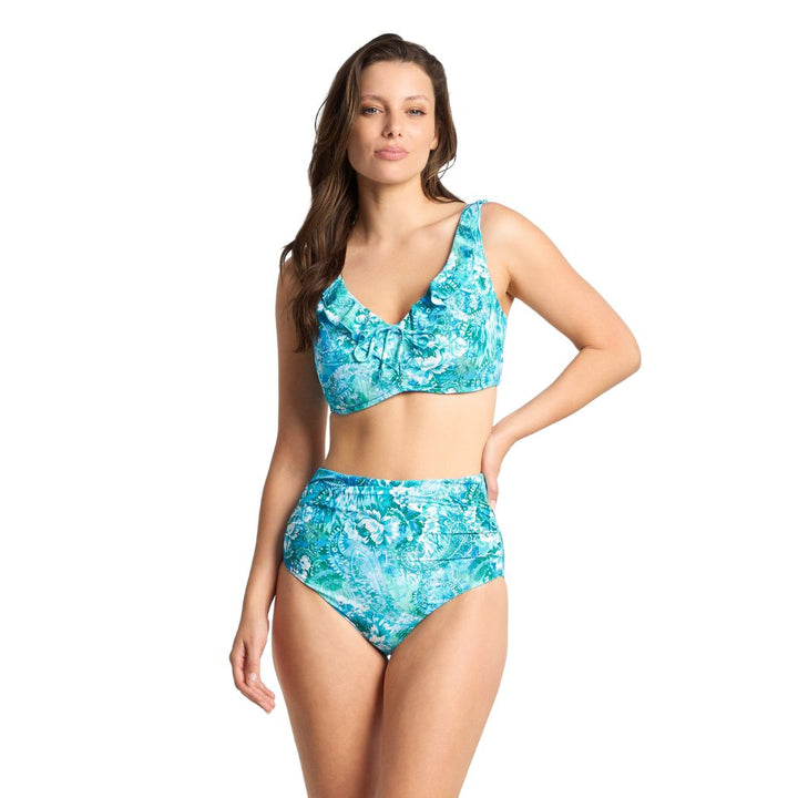 Sunseeker Sundance Frill Bra Blue