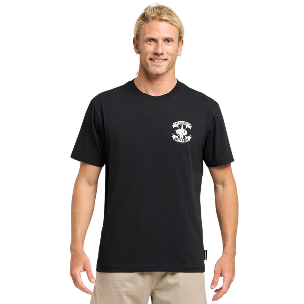 The Mad Hueys Ahoy Fkrs Storm Tee Black
