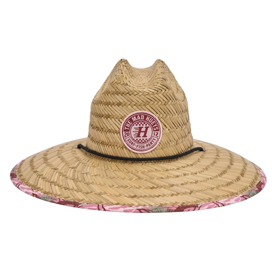 The Mad Hueys Checker Hueys Straw Hat Natural