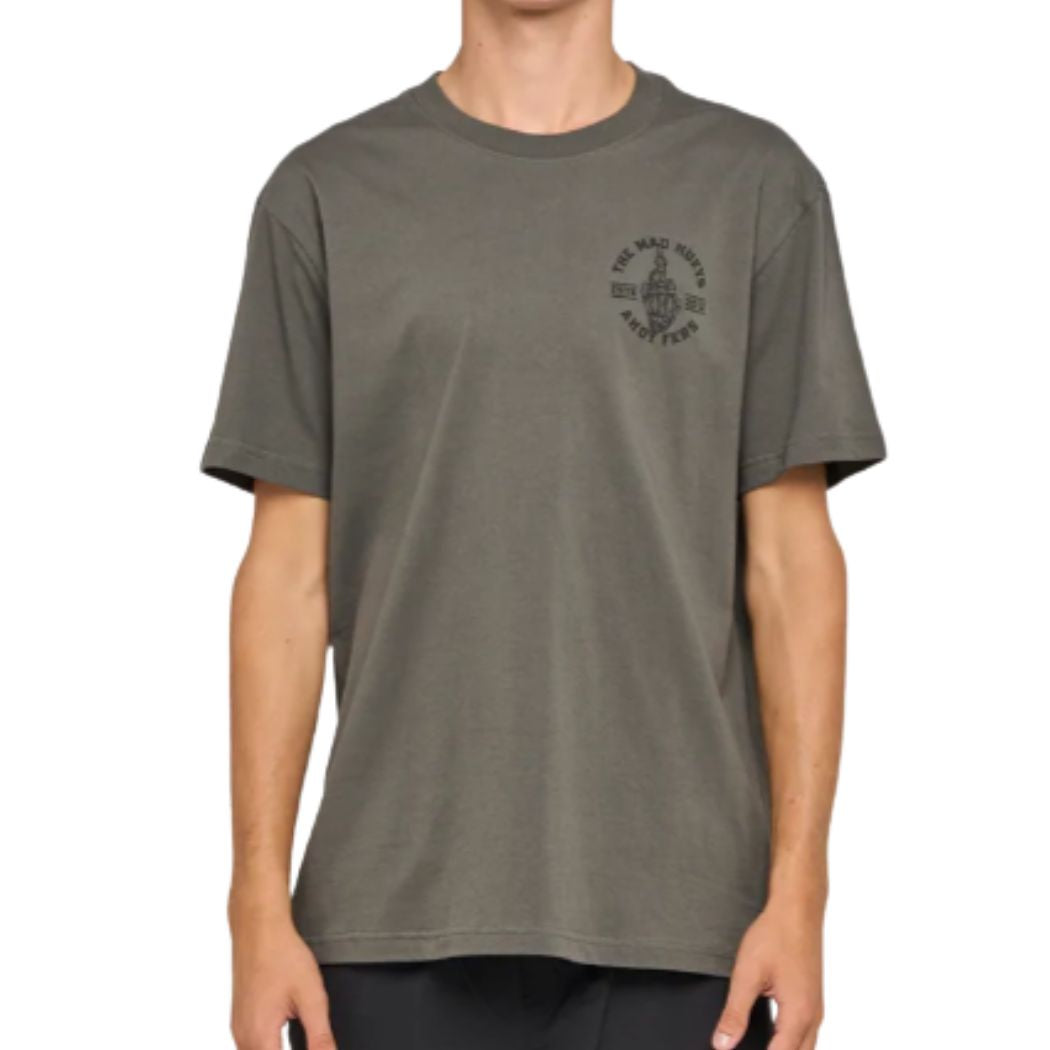 The Mad Hueys Fkrs Ahoy Tee Charcoal