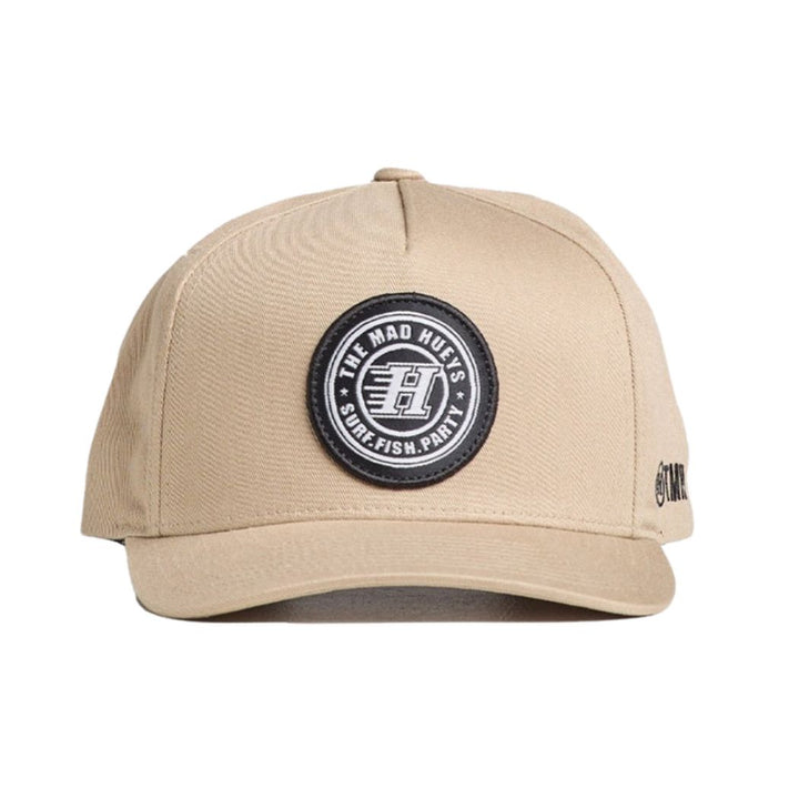 The Mad Hueys H Series Split Twill Snapback Tan