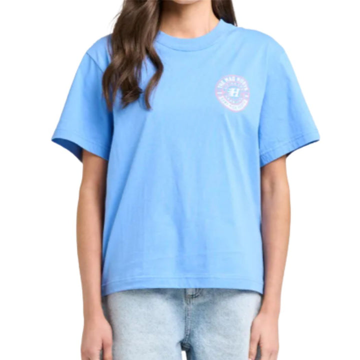 The Mad Hueys Hueys Good Life Womens Tee Cornflower Blue