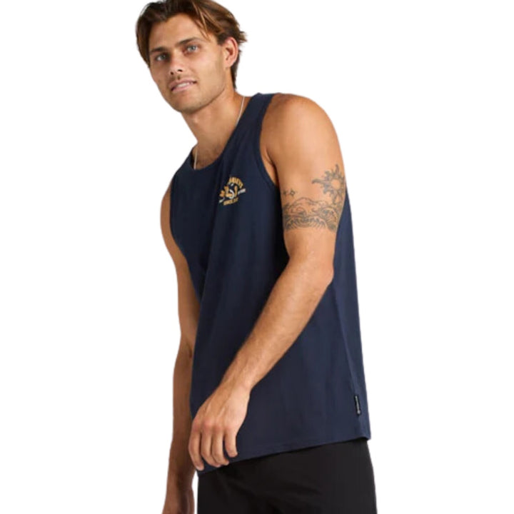 The Mad Hueys Master Baiters Tank Navy 