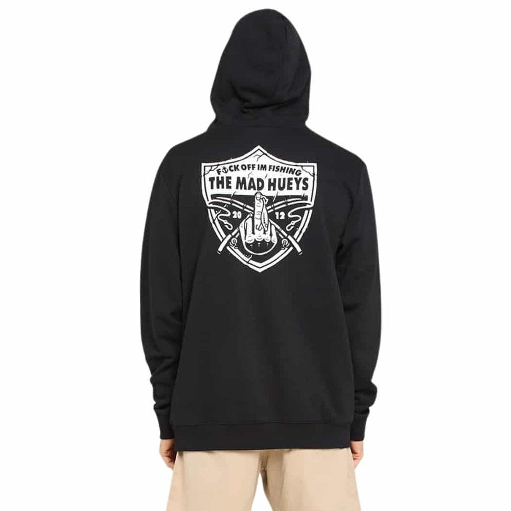 The Mad Hueys Raider FK Off Fishing Pullover Black