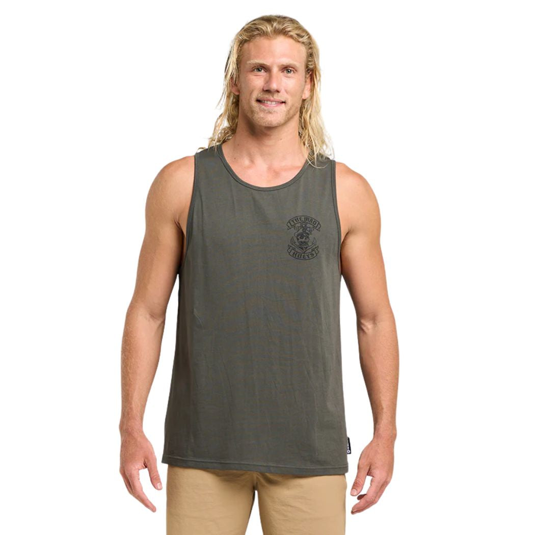 The Mad Hueys Sailor Anchor Tank Charcoal