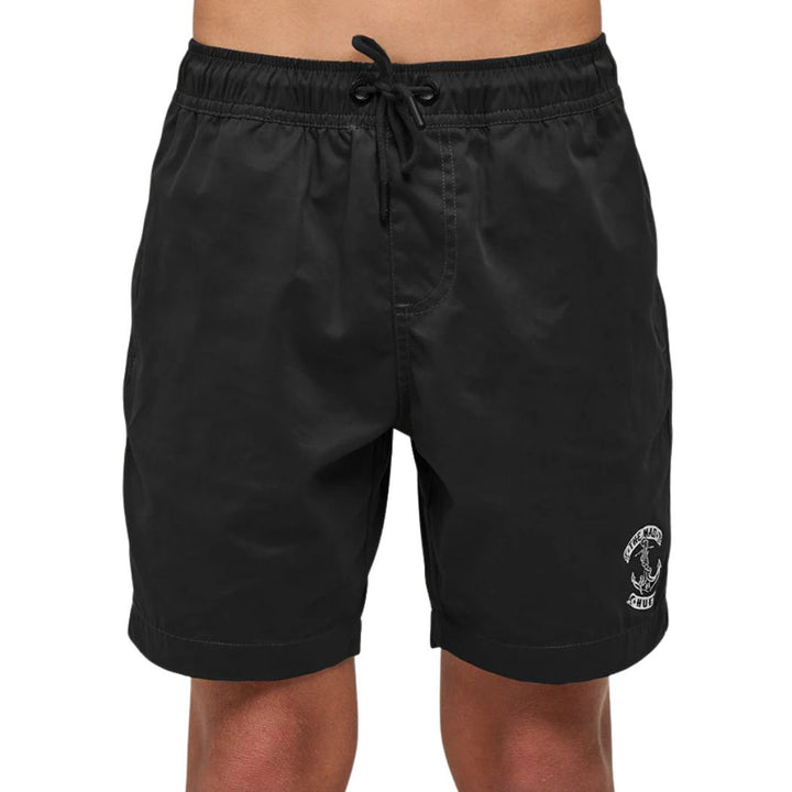 The Mad Hueys Skull Anchor Youth 16" Volley Black