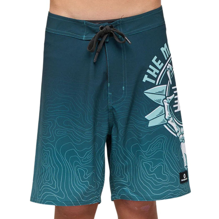 The Mad Hueys Surfing H Youth Boardshort Black