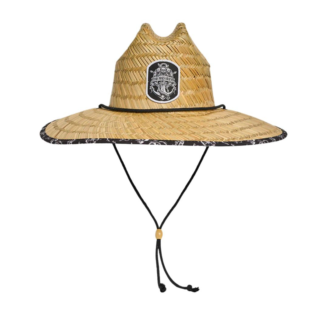 The Mad Hueys Triple Anchor Straw Hat Natural