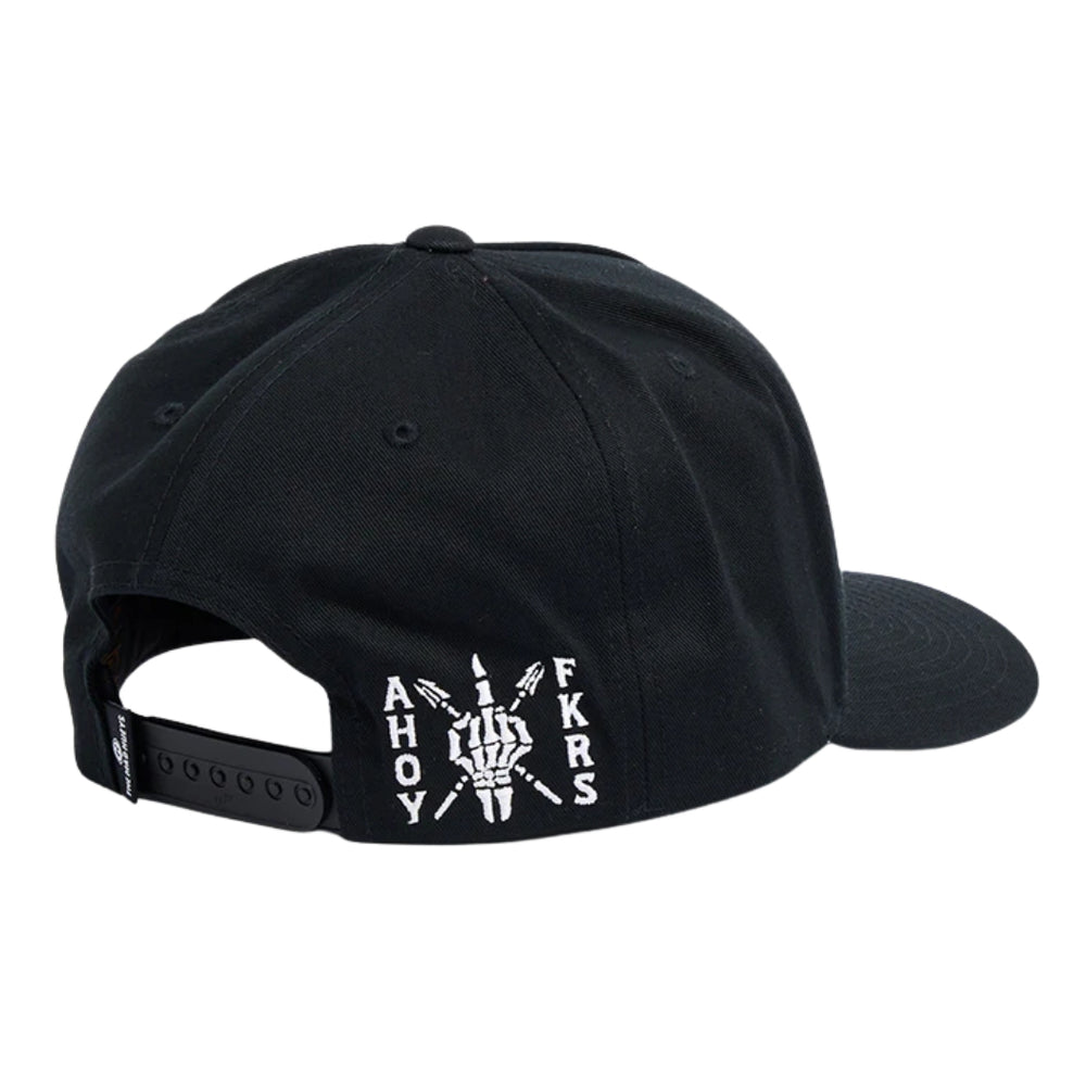 The Mad Hueys Ahoy Fkrs Storm Twill Snapback Black