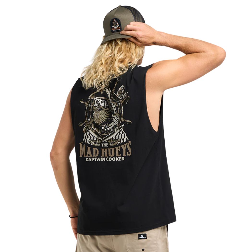 The Mad Hueys Captain Ship Faced Muscle Black