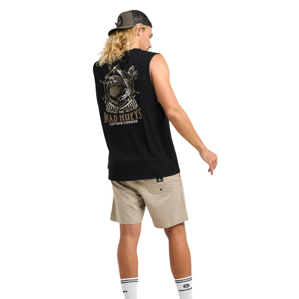 The Mad Hueys Captain Ship Faced Muscle Black