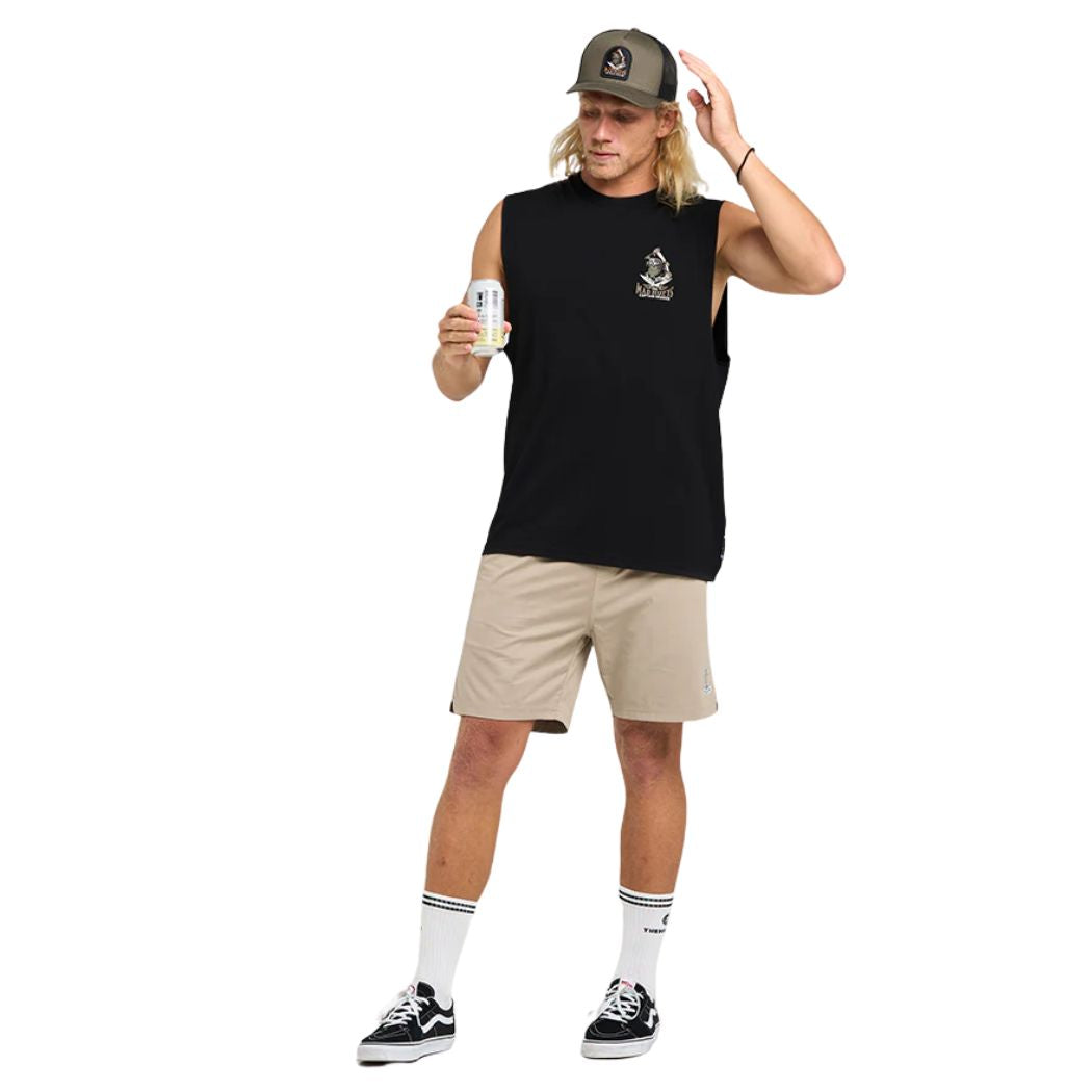 The Mad Hueys Captain Ship Faced Muscle Black
