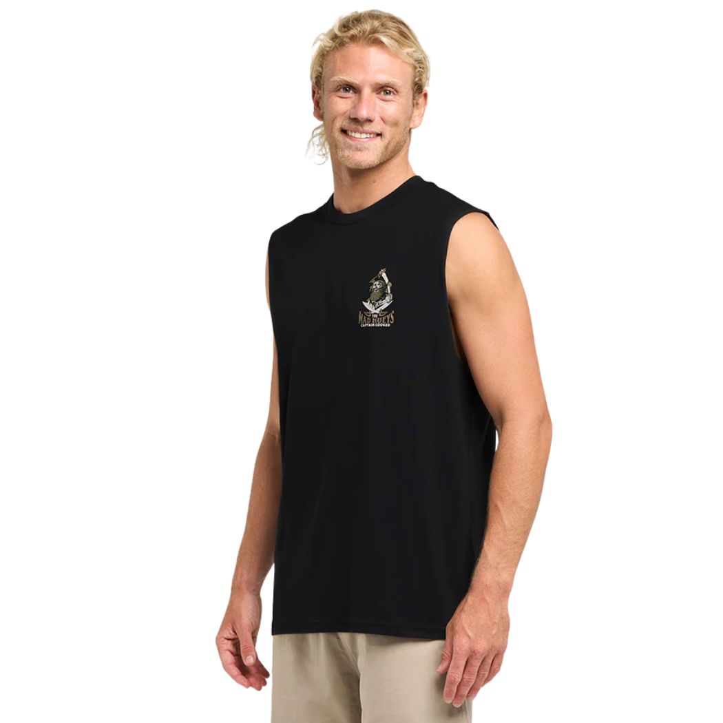The Mad Hueys Captain Ship Faced Muscle Black