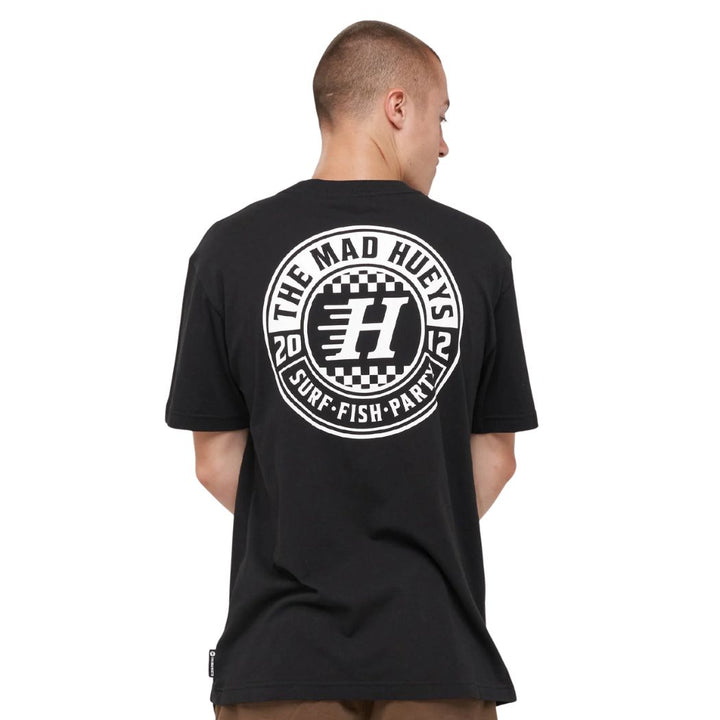 The Mad Hueys Checker Hueys Tee Black
