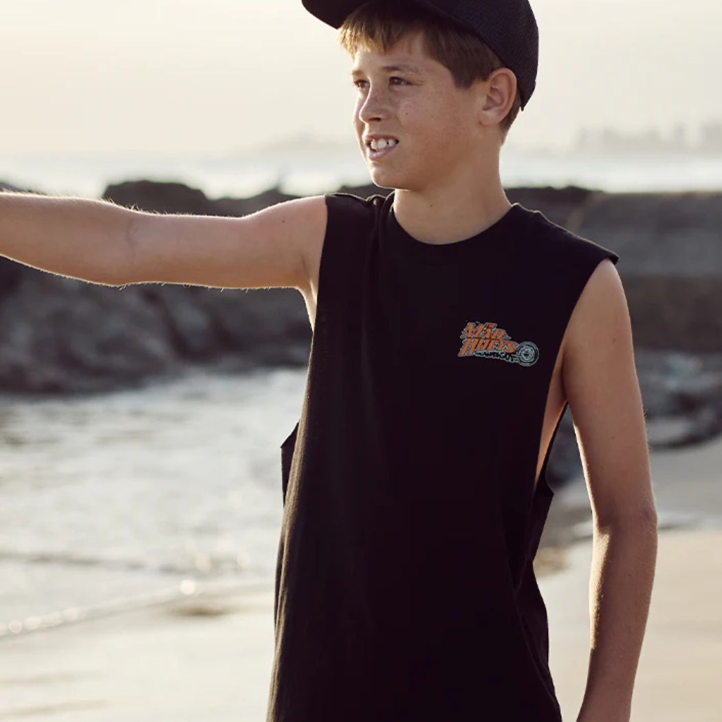 The Mad Hueys Crikey Gang Youth Muscle Black  