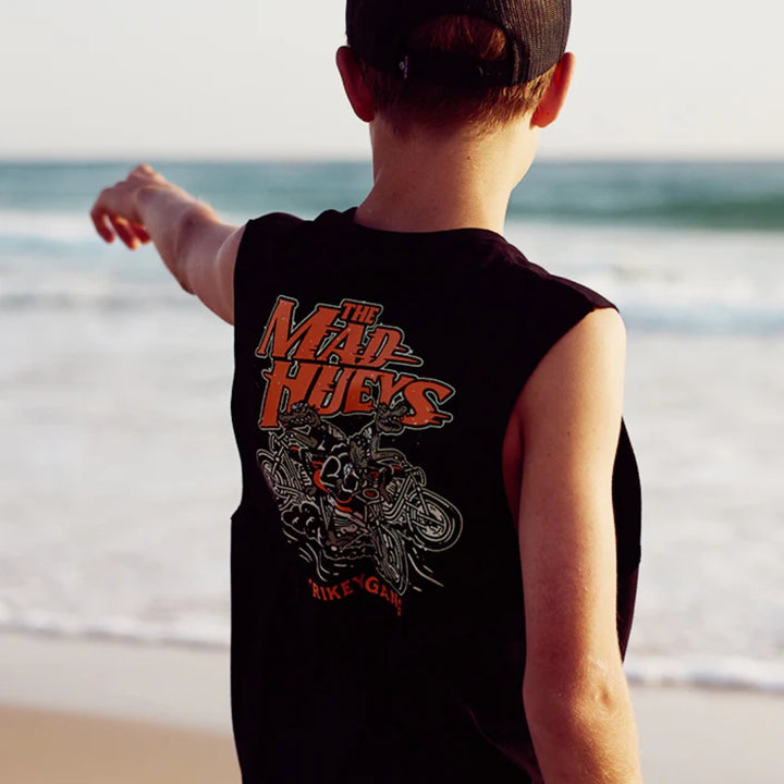 The Mad Hueys Crikey Gang Youth Muscle Black  