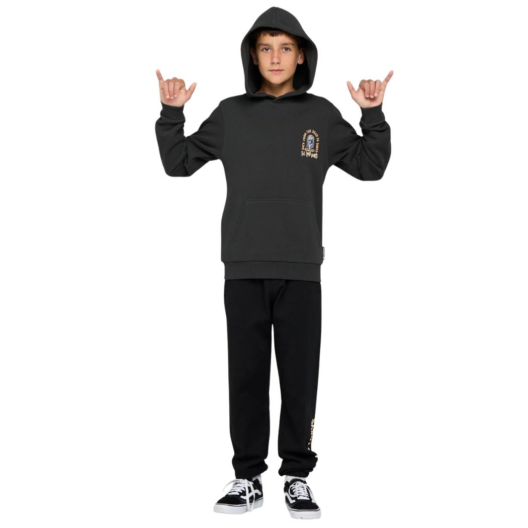 The Mad Hueys Dead Shred Youth Trackpant Black