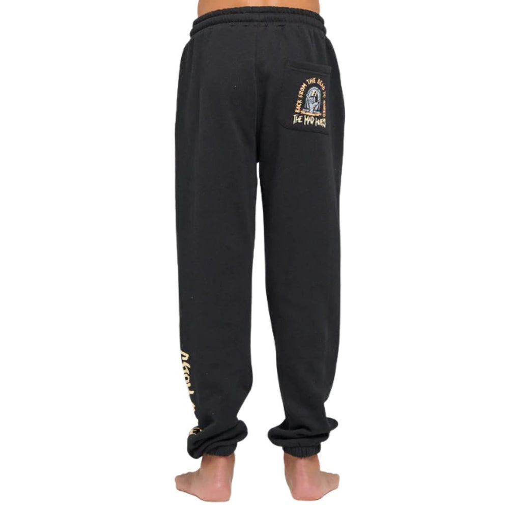The Mad Hueys Dead Shred Youth Trackpant Black