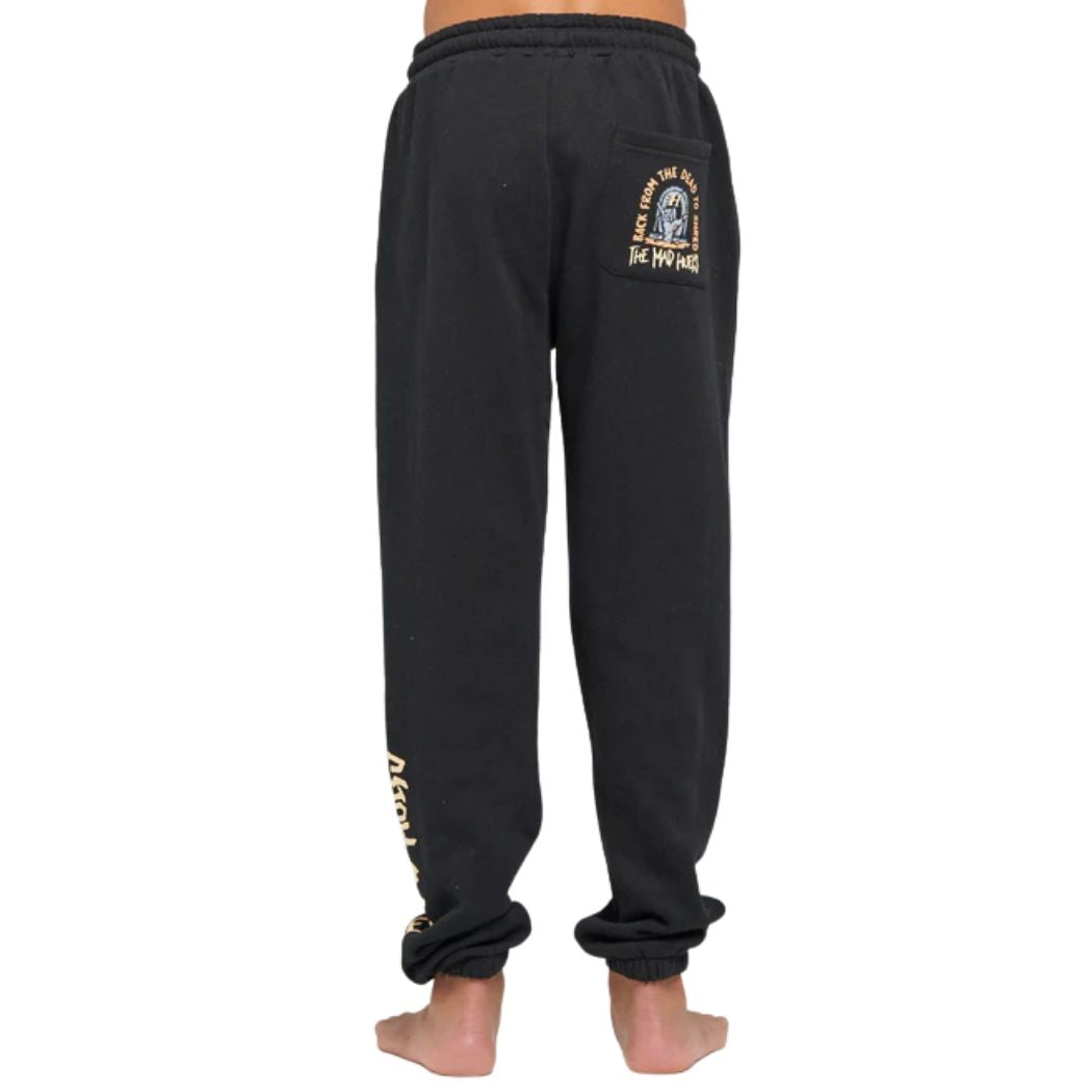 The Mad Hueys Dead Shred Youth Trackpant Black